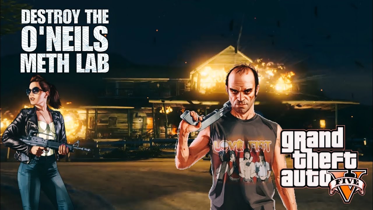 Destroy the O'Neils meth lab 🔥 | gta | gtav | gta5 | gta5online | cheapthrillsgamer |
