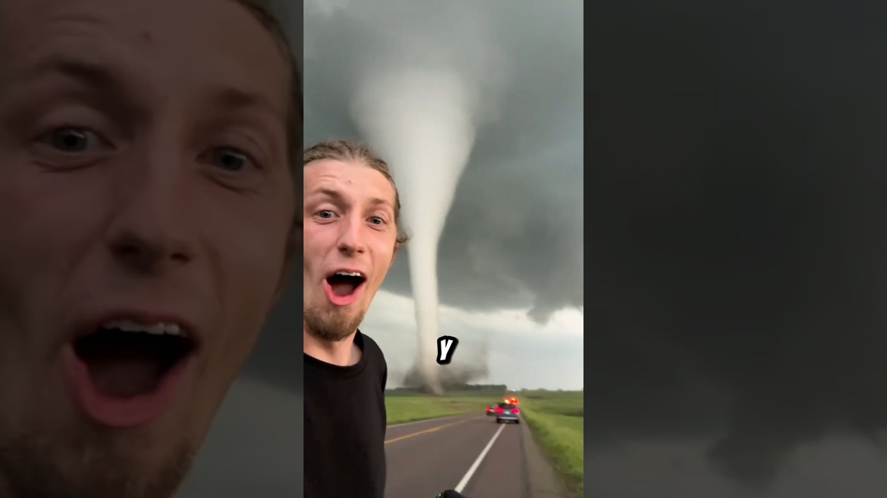 Ils Chassent Des Tornades !💀 #Shorts #tornado #horreur #tornadochasing #viral #peur #tornade