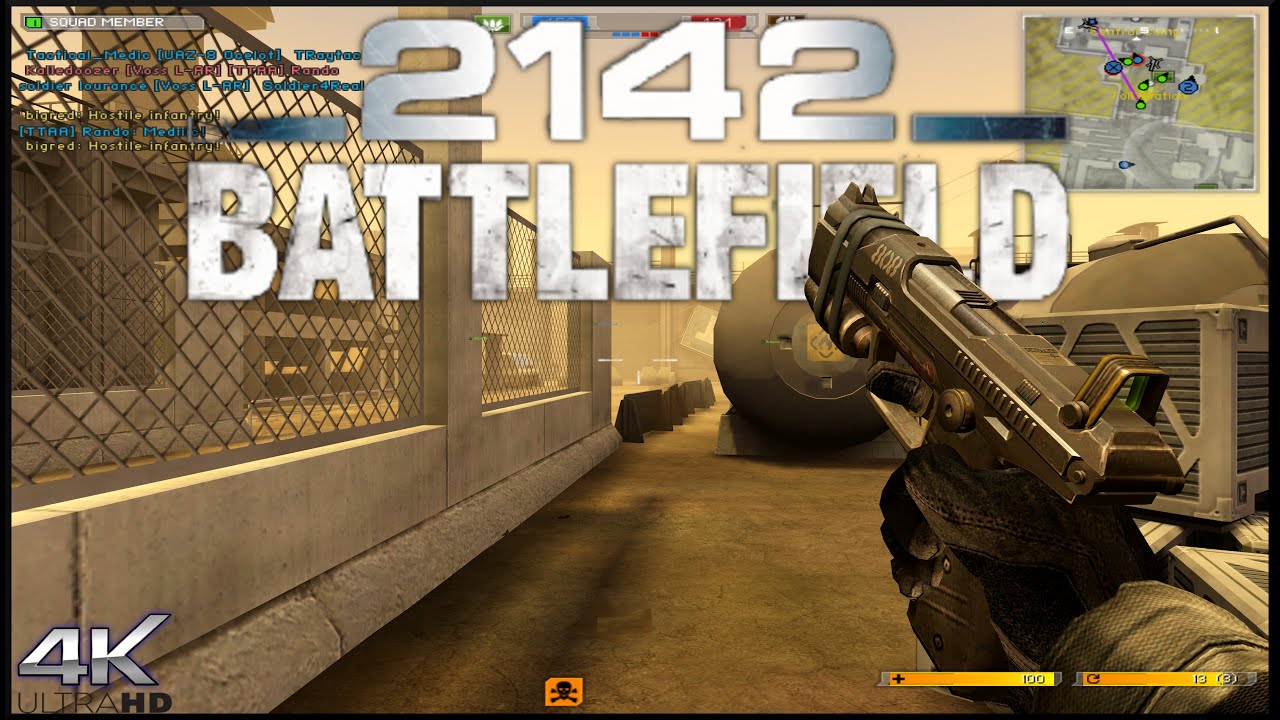 Battlefield 2142 Multiplayer 2020 Camp Gibraltar Coop Gameplay | 4K