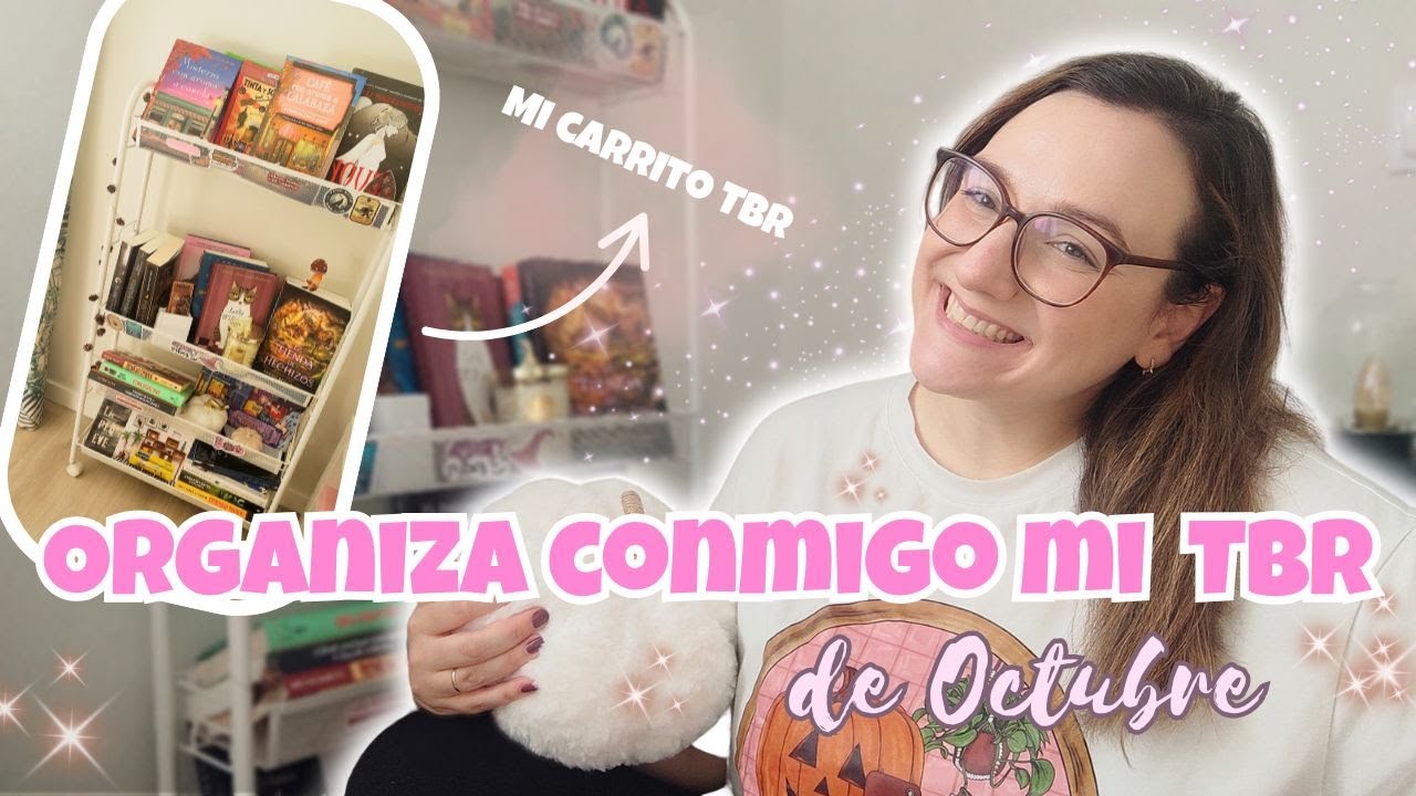 TBR OCTUBRE📖Organizo mi nuevo carrito de libros💜¡Decora conmigo mi carrito de TBR!