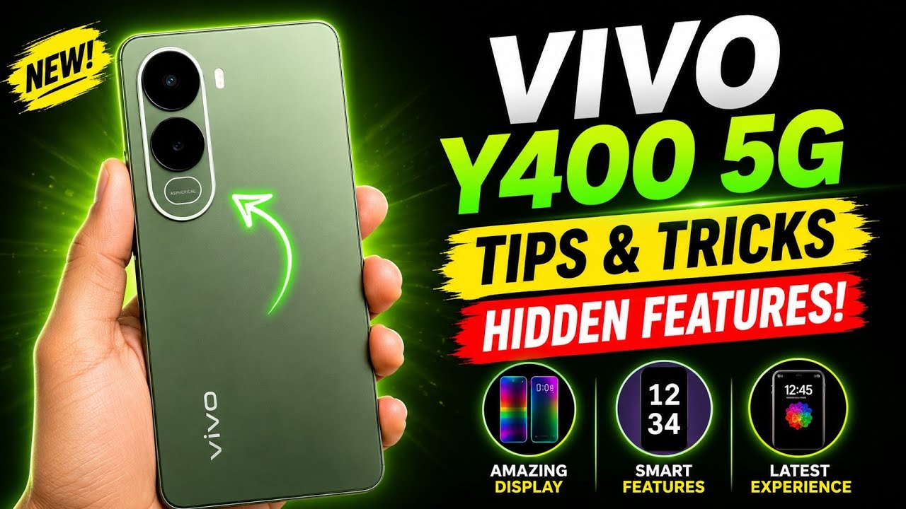 Vivo Y400 5G Tips And Tricks - Top 60++ Hidden Features | Hindi-हिंदी