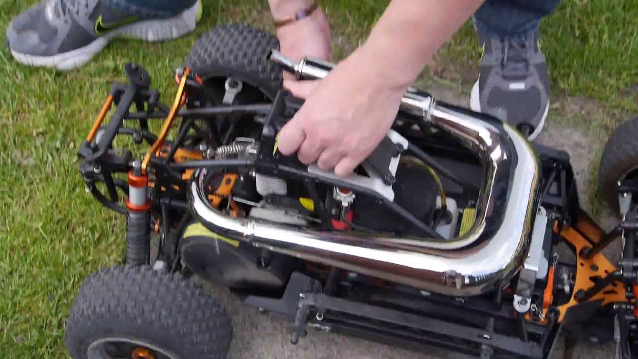 King Motor T1000 Baja 5T with DDM Dominator Exhaust, Like HPI Baja 5T, 5B, FG,