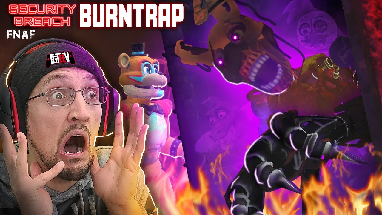 Freddy & I Face BURNTRAP Boss! FNAF Security Breach Alternate Escape w/ SpringTrap (FGTeeV Gameplay)
