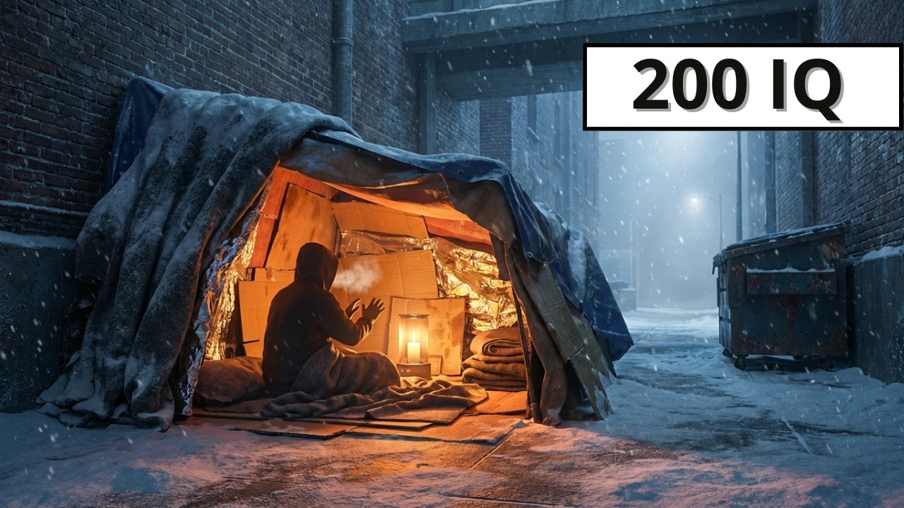 How Homeless People Keep Warm Sleeping in Tents During Winter