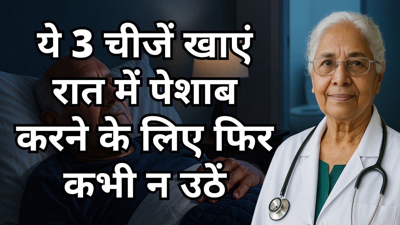सीनियर्स: रात में पेशाब आ रहा है? ये 3 छिपी हुई कमी कुछ ही दिनों में ठीक हो सकती हैं