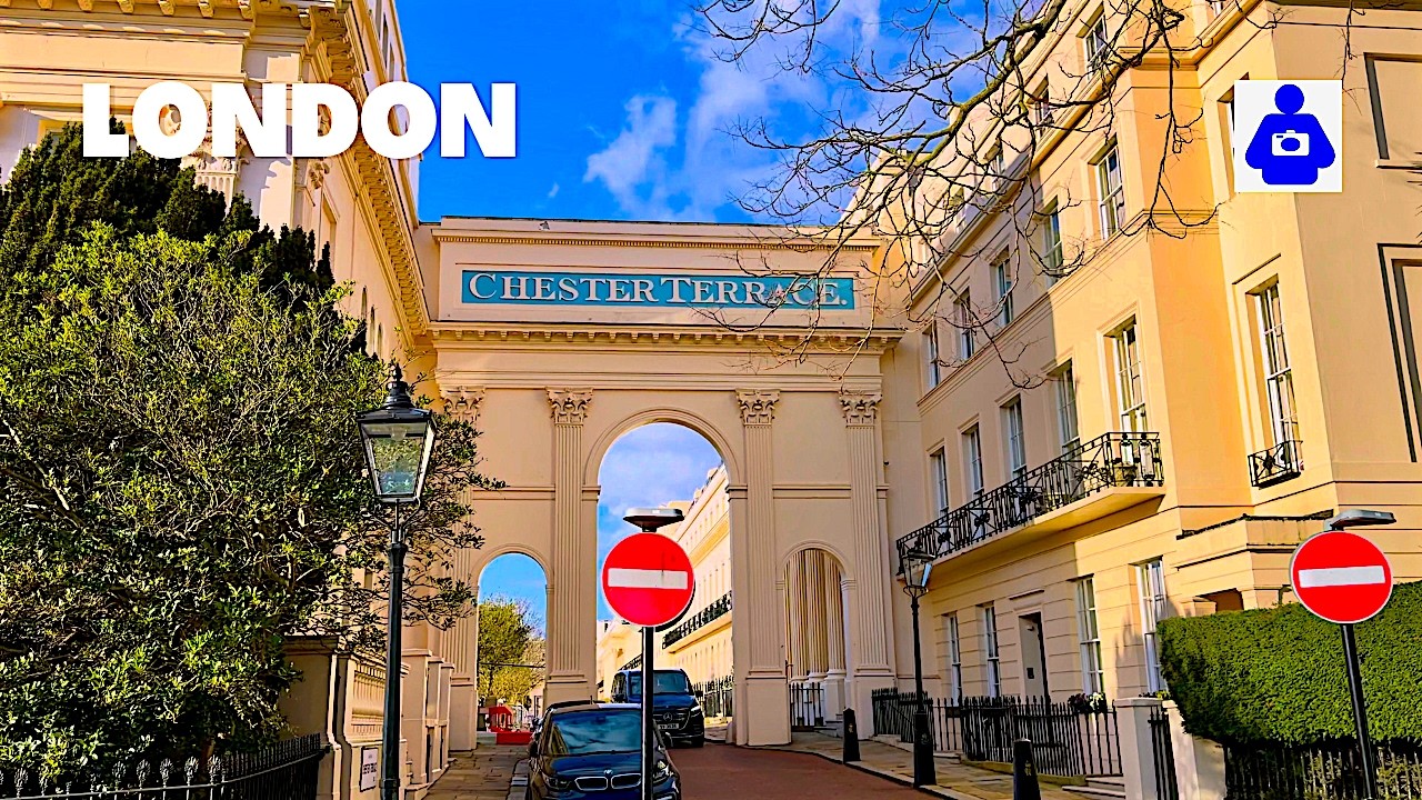 London Walk 🇬🇧 Regent's Park Historic Terraces | Where London's Wealthiest Live [4K]