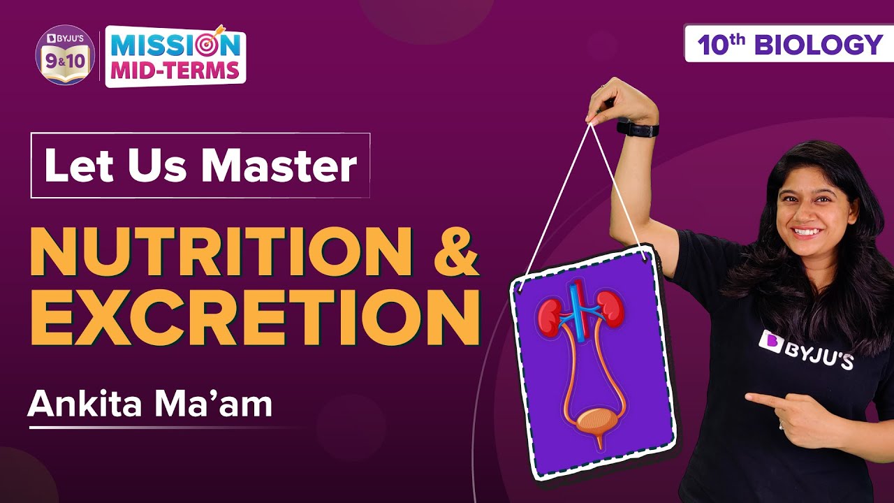Nutrition & Excretion in One Shot: Life Processes Class 10 Science (Biology) | Class 10 Midterm Exam