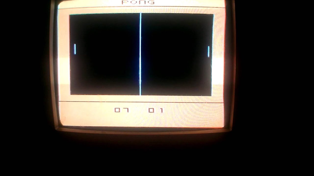 Atari 2600 PONG full game