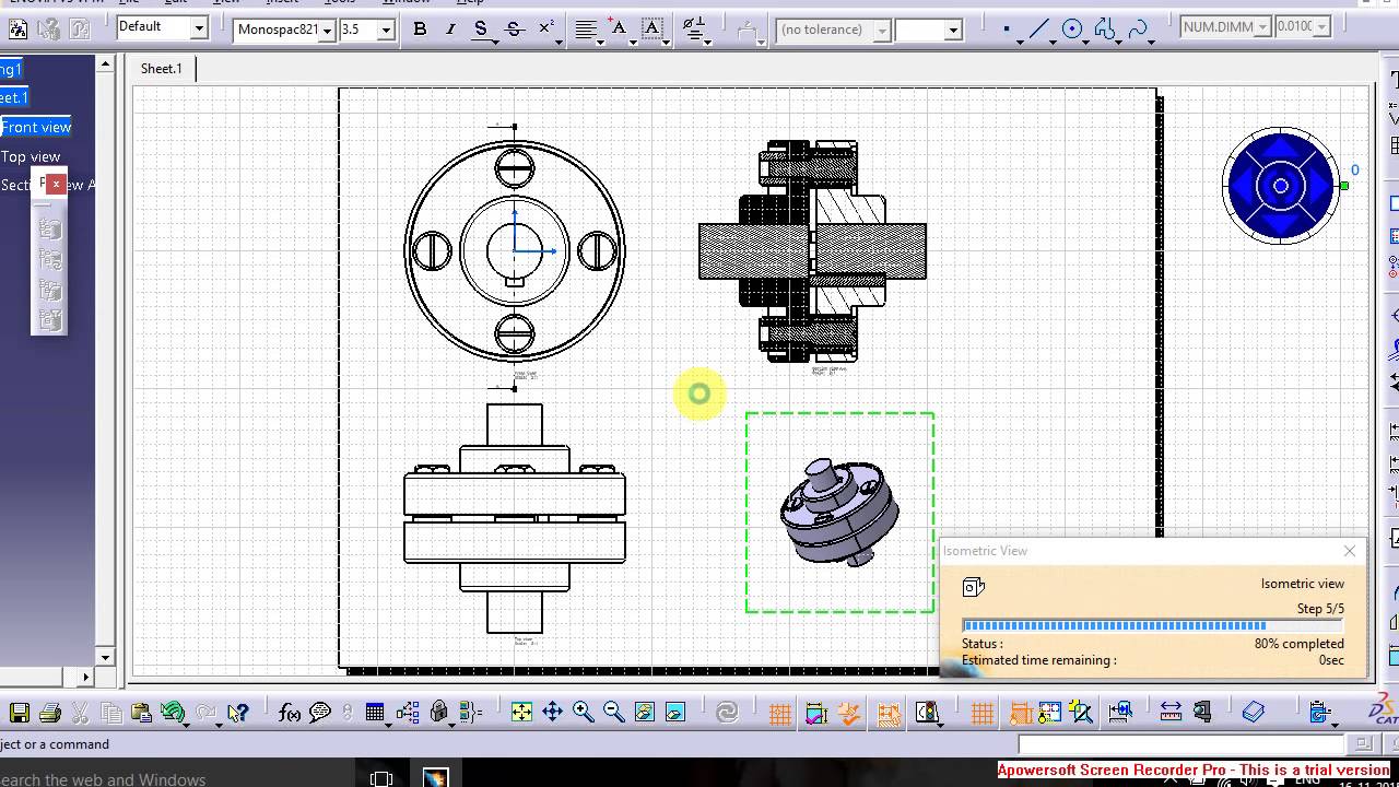 Drafting in catia (tutorial)