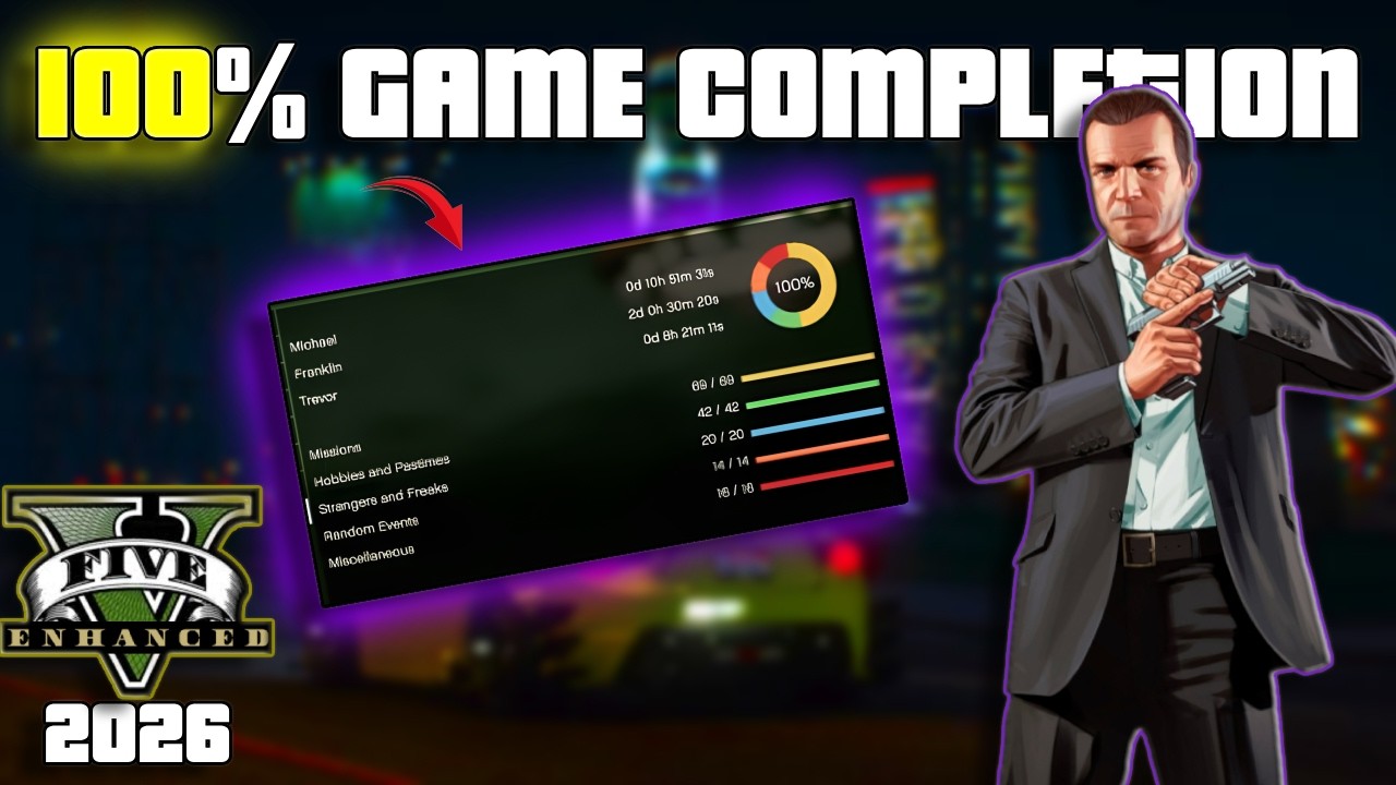 How To Complete GTA V 100% Using Mod (Full Guide) | All Missions Unlocked