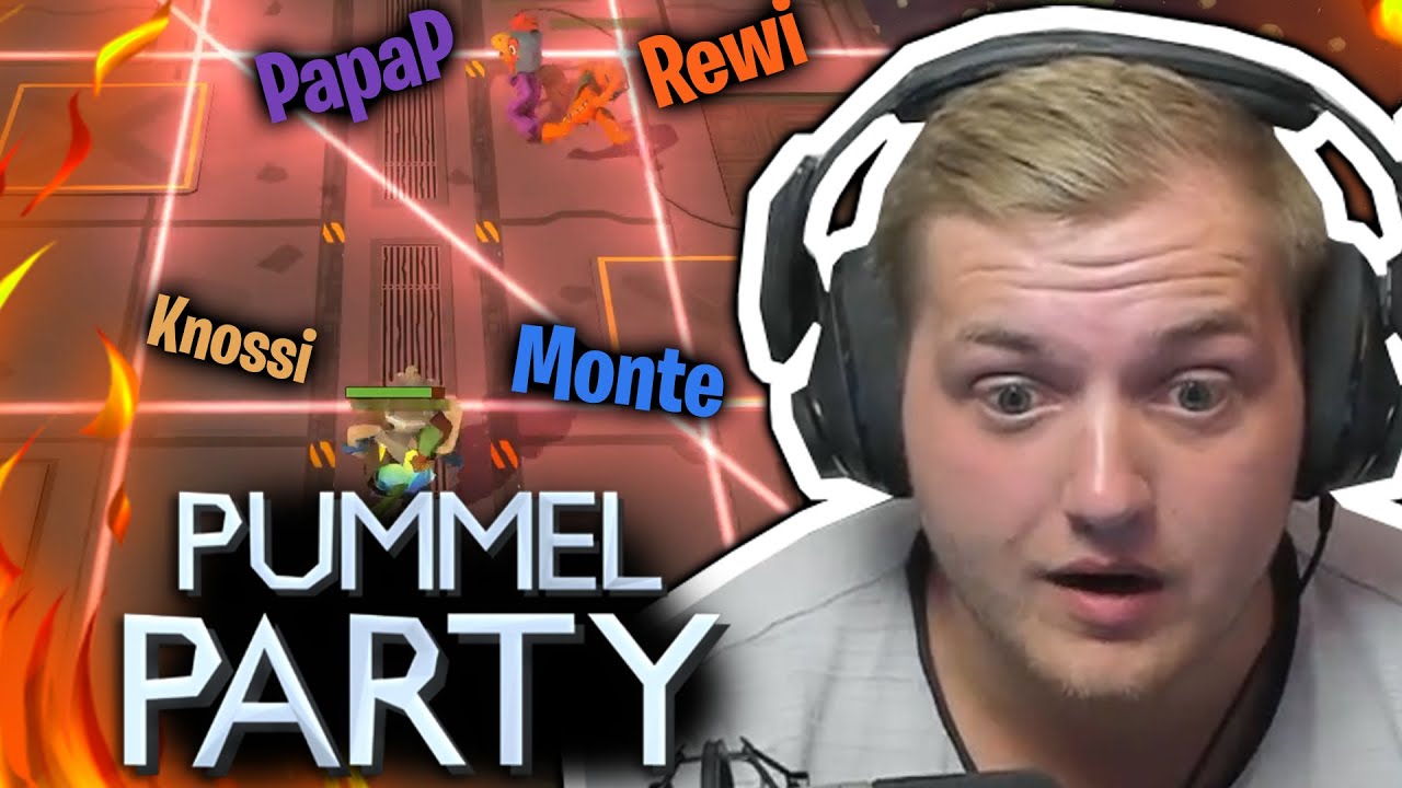 😎😂 Die GRÖSSTEN Streamer Deutschlands und Rewi!! | Spieleabend: Pummel Party