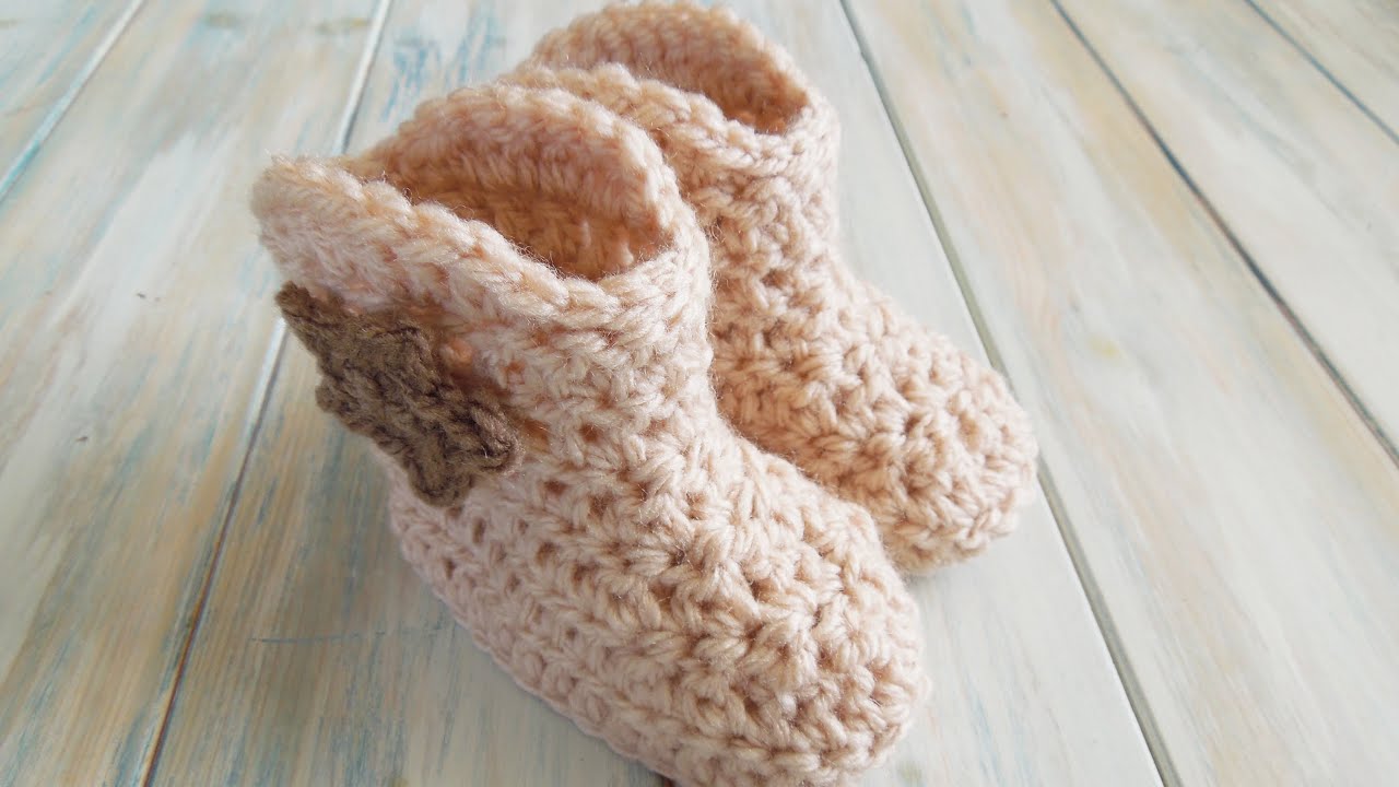 (crochet) How To - Crochet Cowboy Baby Boots - Yarn Scrap Friday