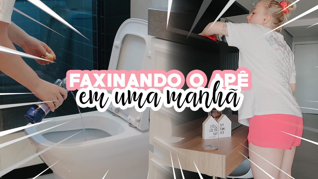 VLOG FAXINANDO O APÊ *TODO*