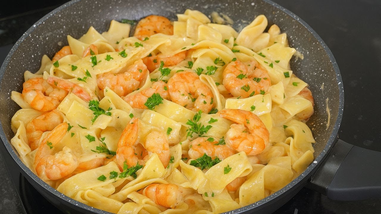 Easy Creamy Shrimp Pasta | Butter Garlic Sauce You’ll Want Every Week