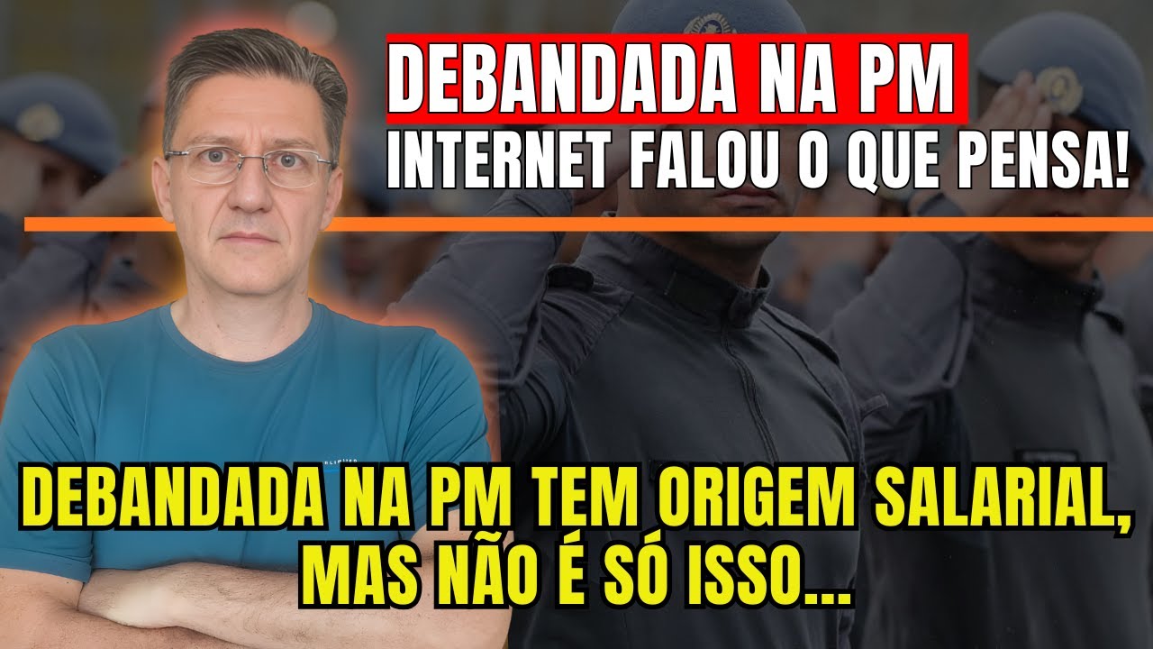 INTERNET critica gestão de segurança e ACHA RESPONSÁVEL pela debandada da PM
