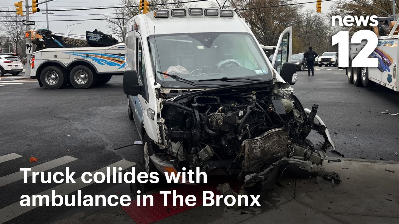 Multiple injured as truck collides with ambulance in The Bronx: FDNY | News 12