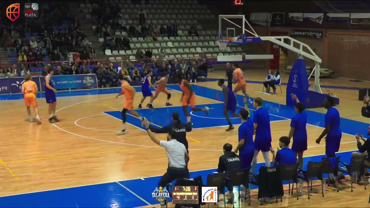 LEB PLATA - JORNADA 20 - BALONCESTO TALAVERA Vs MELILLA SPORT CAPITAL ENRIQUE SOLER
