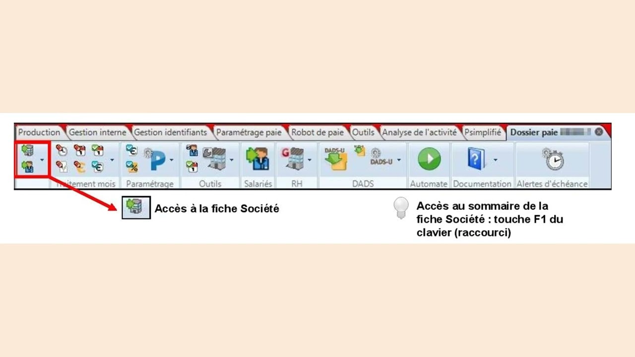 Paramétrer la fiche société sur SILAE
