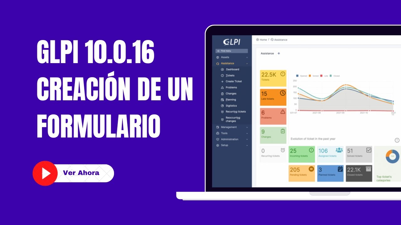 GLPI 10.0.16 - Creación de un formulario para solicitud de acceso a VPN