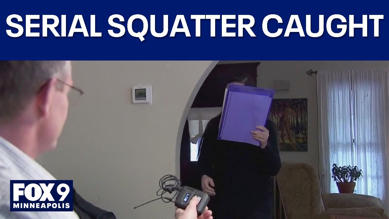 Minneapolis serial squatter caught on camera