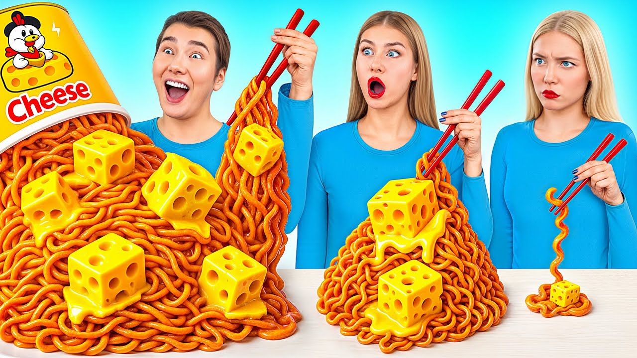Wyzwanie Małe vs Średnie vs Duże | Fajne Kreatywne Haki Multi DO Challenge