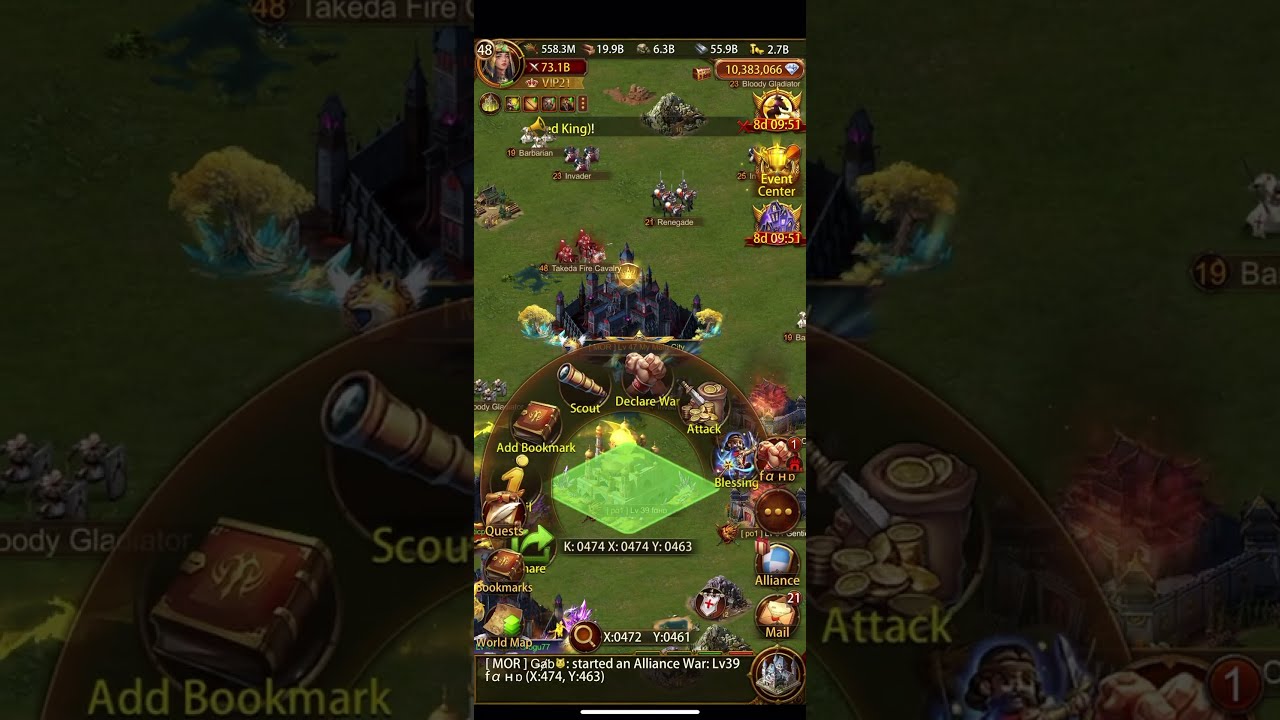 Trap busting vs s474 #evony #evonythekingsreturn #evonysvs #evonyserverwar #evonytkr
