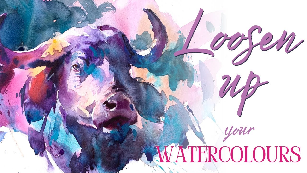 LOOSE watercolour painting tutorial