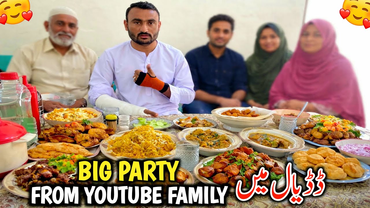 Big Party From The Youtube Family In Dadyal || Family Ne Ajj Dil Kush Kar Diya