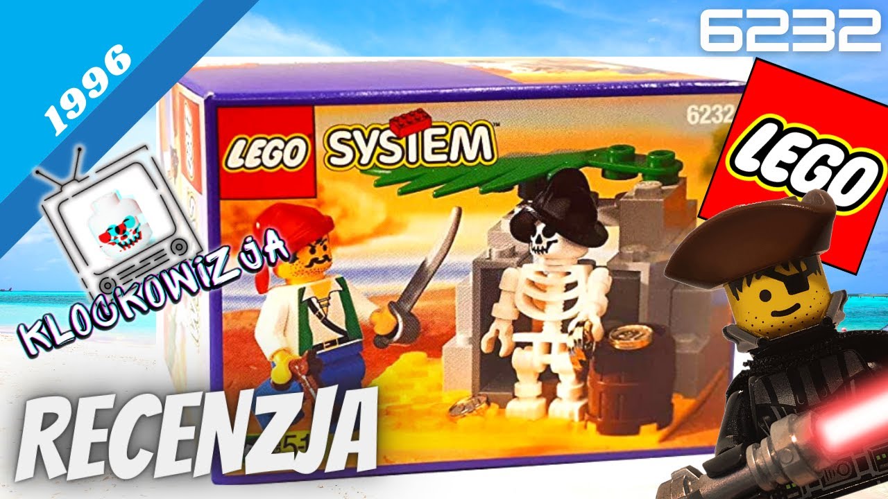 Mini recenzja Lego Pirates 6232 Jaskinia Szkielet&oacute;w (Skeleton Crew) MAŁE JEST PIĘKNE!