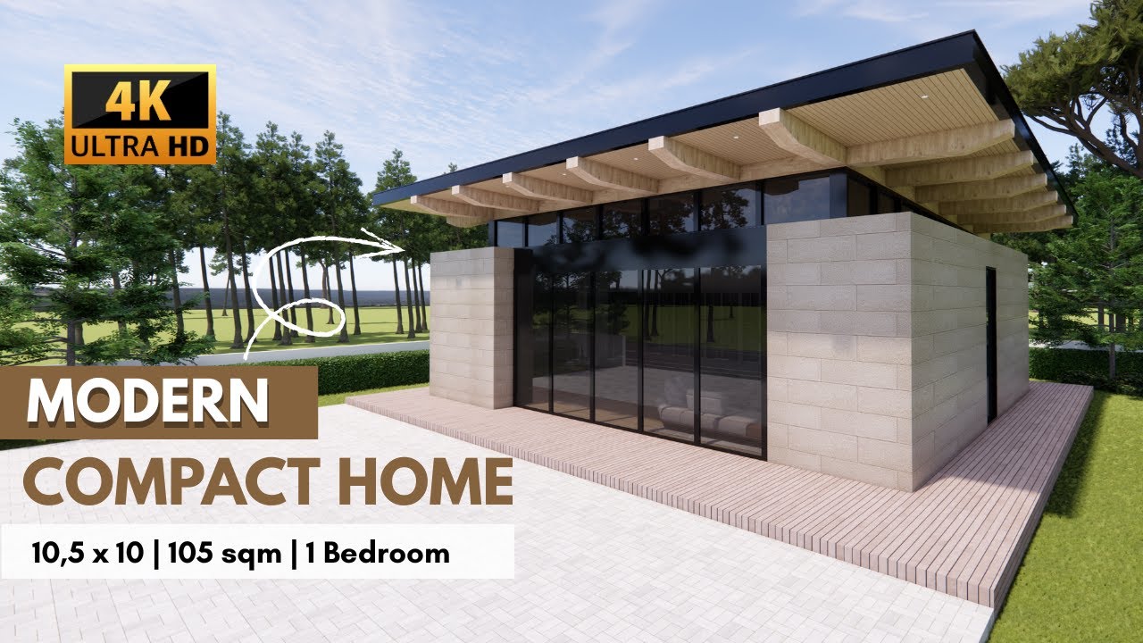 Tiny Yet Stunning! ✨ Modern Compact Home 10.5 x 10m (105sqm)