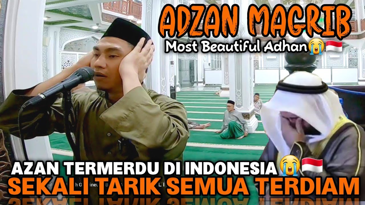 BARU! Adzan Termerdu di Indonesia, Azan Magrib Rost Populer Versi Bilal🇲🇨 ماشاءالله Bikin Terpana😭