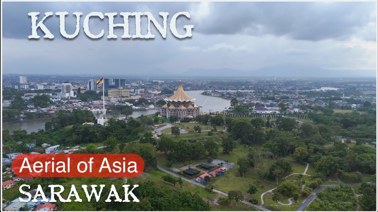 Aerial photography of Kuching