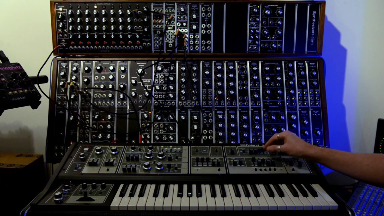 Roland SH7 controlled by the Q960 step sequencer