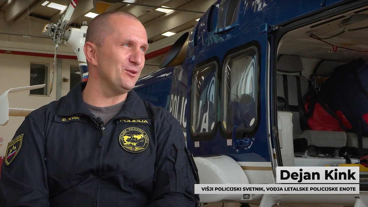 Posavska posadka v Letalski policijski enoti – Dejan Kink, vodja