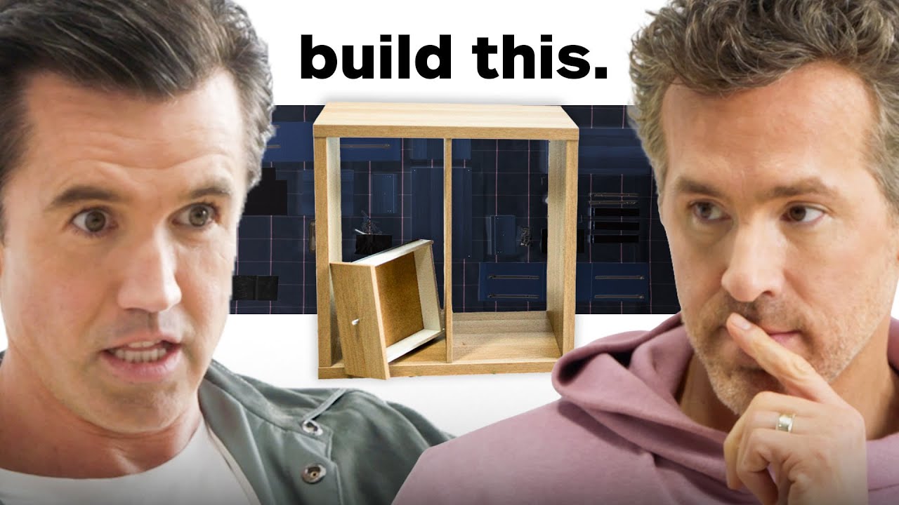 Ryan Reynolds & Rob Mac Take The IKEA Challenge | GQ