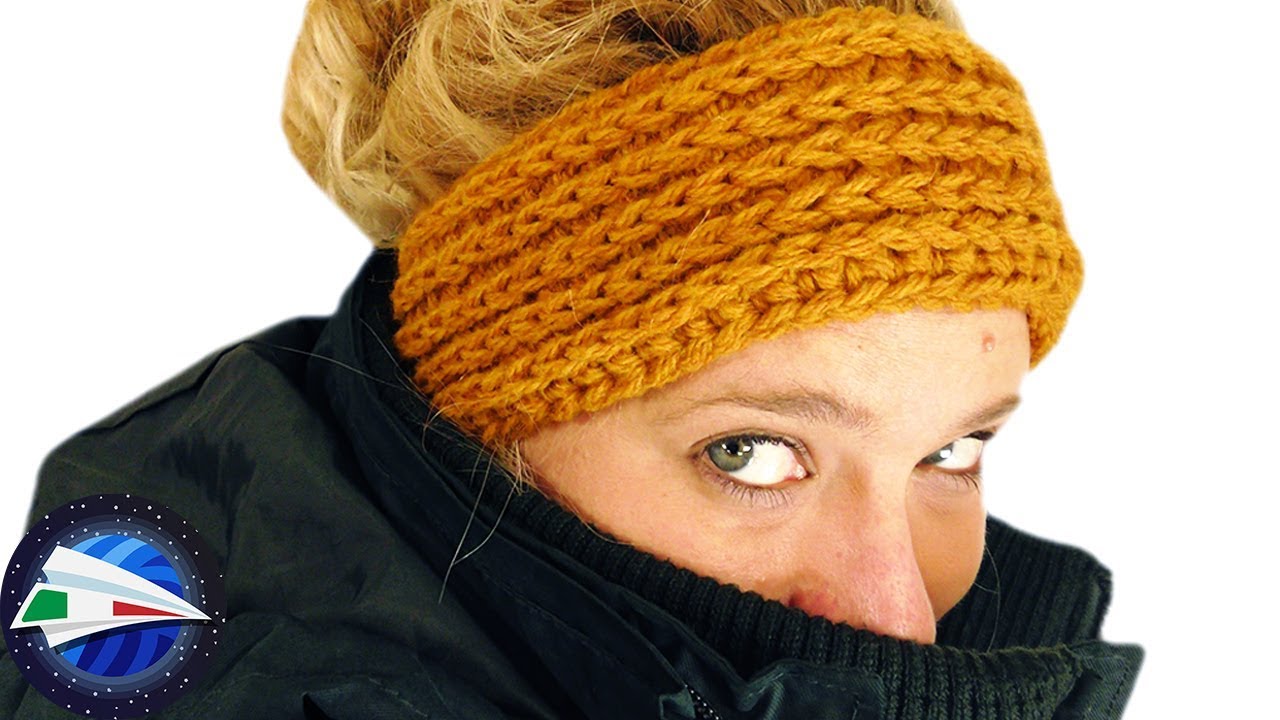 Fascia per Capelli in Lana di Alpaca 🦙 Modello Facile e Carino | Uncinetto per Principianti