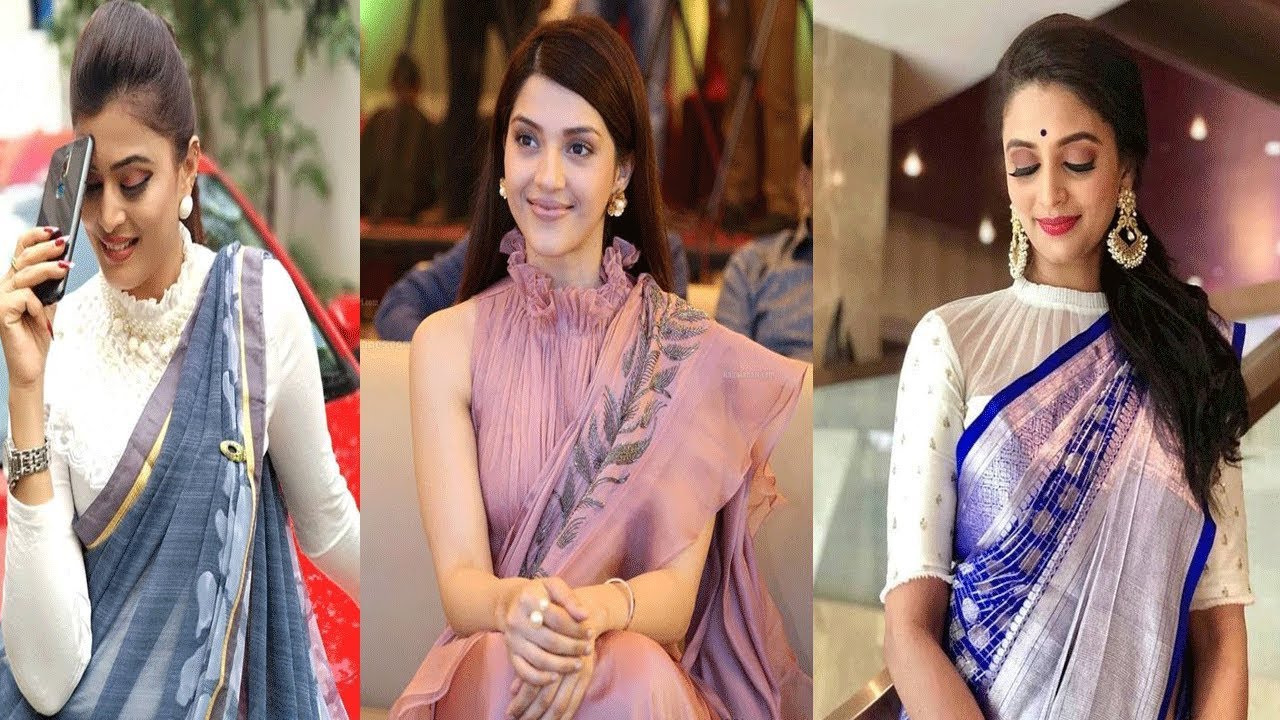 Designer Modern High Neck Blouse Designs For Sarees||Stylish High Neck  Blouse Patterns For Winter