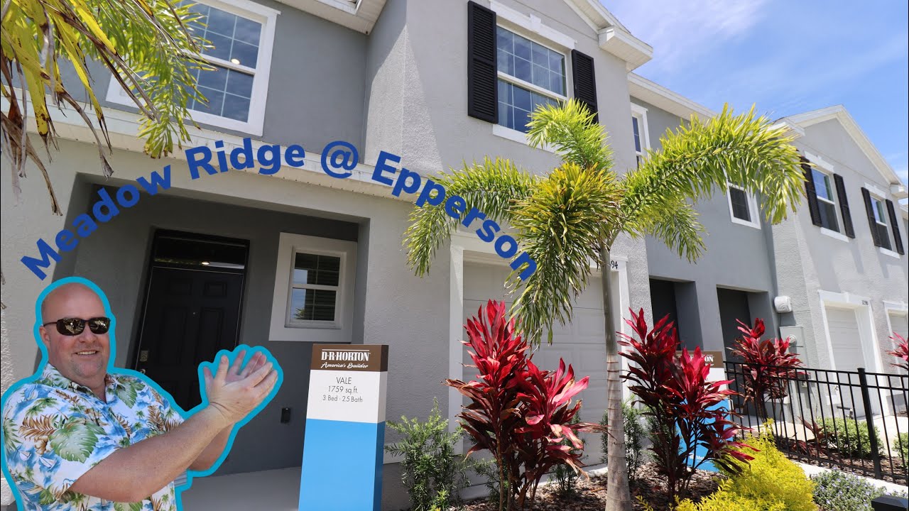 Vale floor plan by DR Horton | Meadow Ridge at Epperson Wesley Chapel, FL | New Home Tour