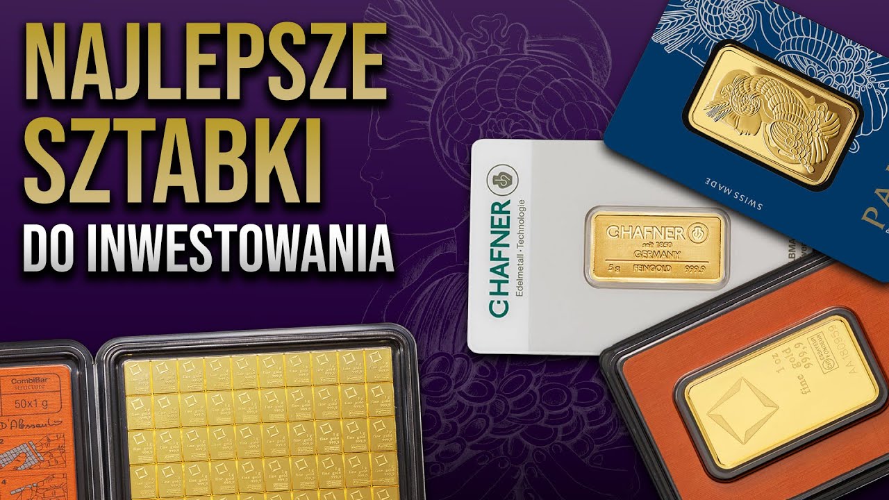 Najlepsze SZTABKI DO INWESTOWANIA - por&oacute;wnanie PAMP, Valcambi, C.Hafner