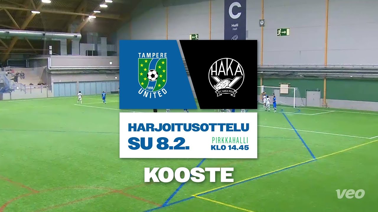 KOOSTE: Tampere United - FC Haka / Harjoitusottelu / 8.2.2026 / Pirkkahalli