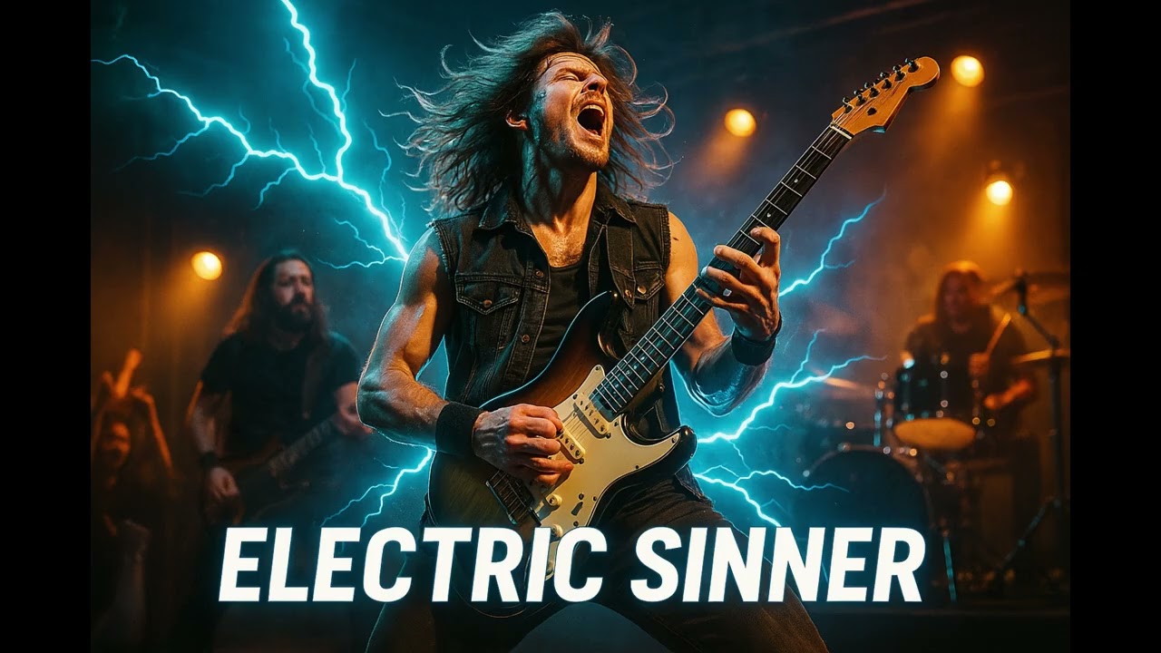ELECTRIC SINNER – AI High-Voltage Blues Rock & Hard Rock Anthem