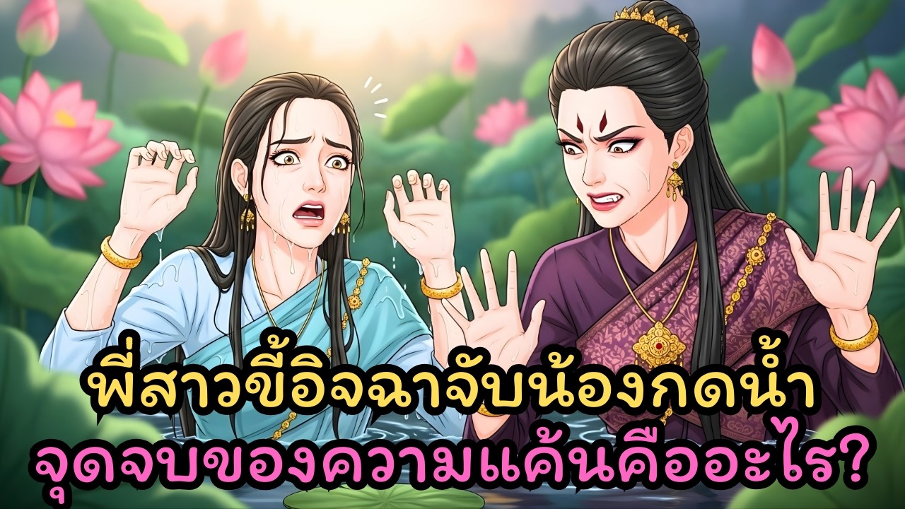 พี่สาวใจยักษ์! พี่สาวจับน้องกดน้ำ ต้องชดใช้หน้าเสียโฉม