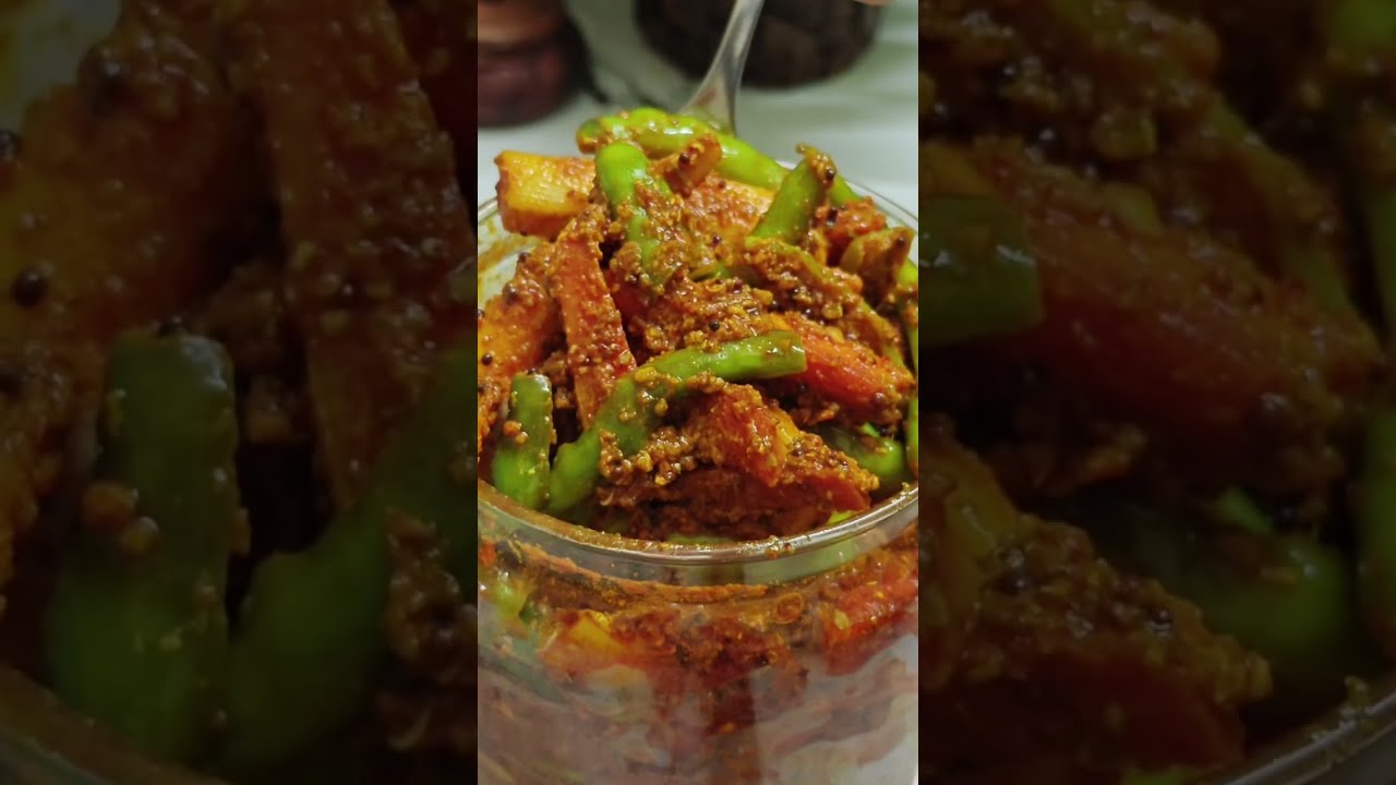Mix Aachar ( Gajar muli mirch) sardiyo me khaya jane bala #food #vegetarianrecipies #recipe #viral 