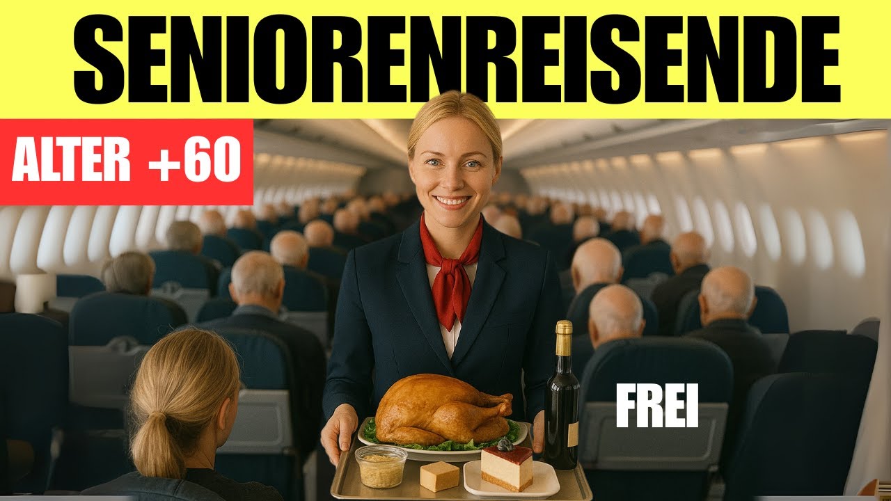 15 GRATISDINGE Für SENIOREN im Flugzeug!