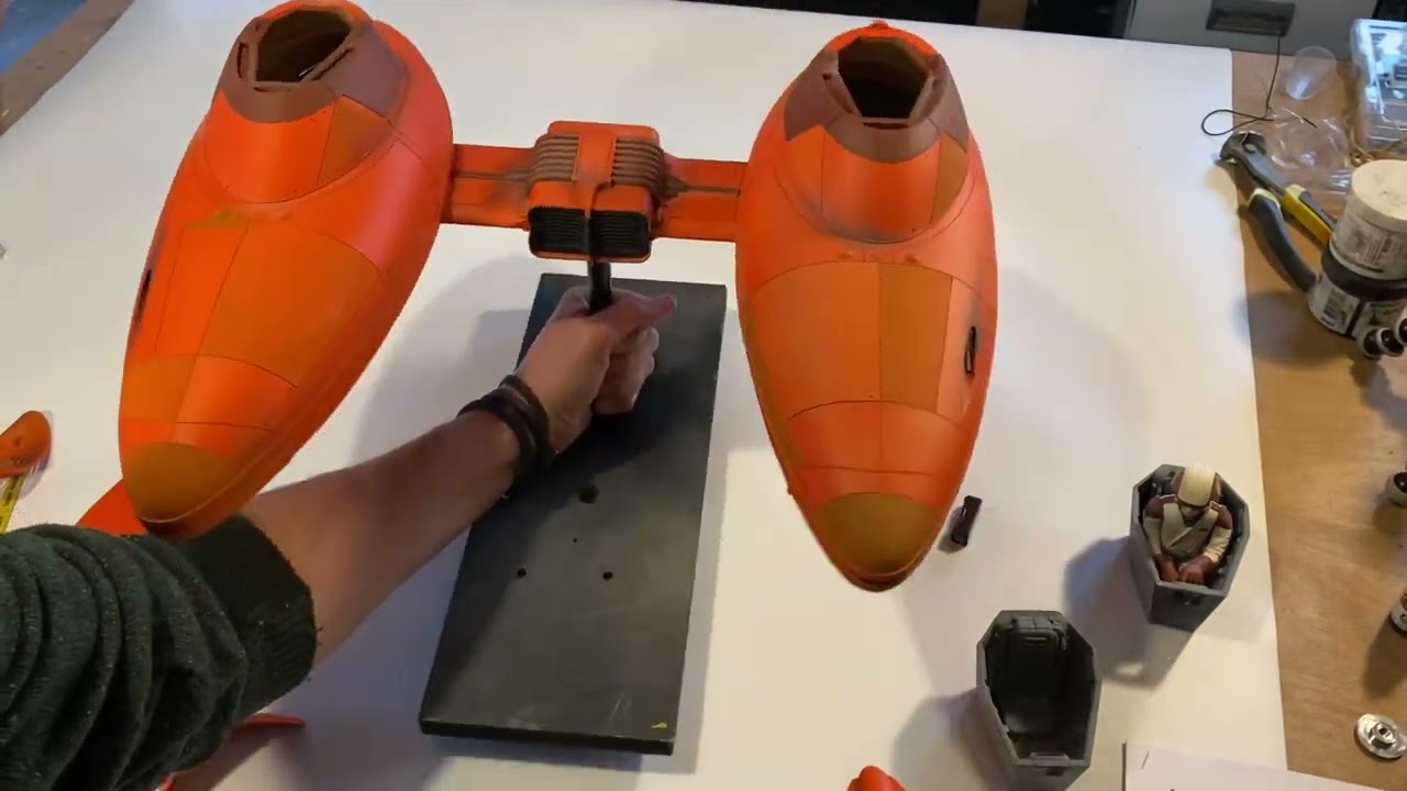 Star Wars Studio Scale Cloud Car bench update 4 and Finish