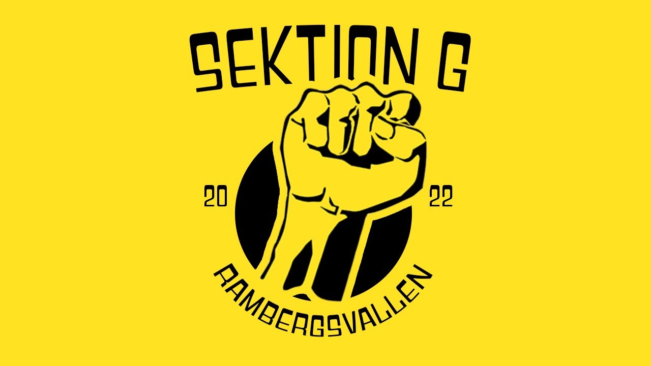 BK Häcken - AIK / Bandieras tifo / Allsvensk premiär 2022