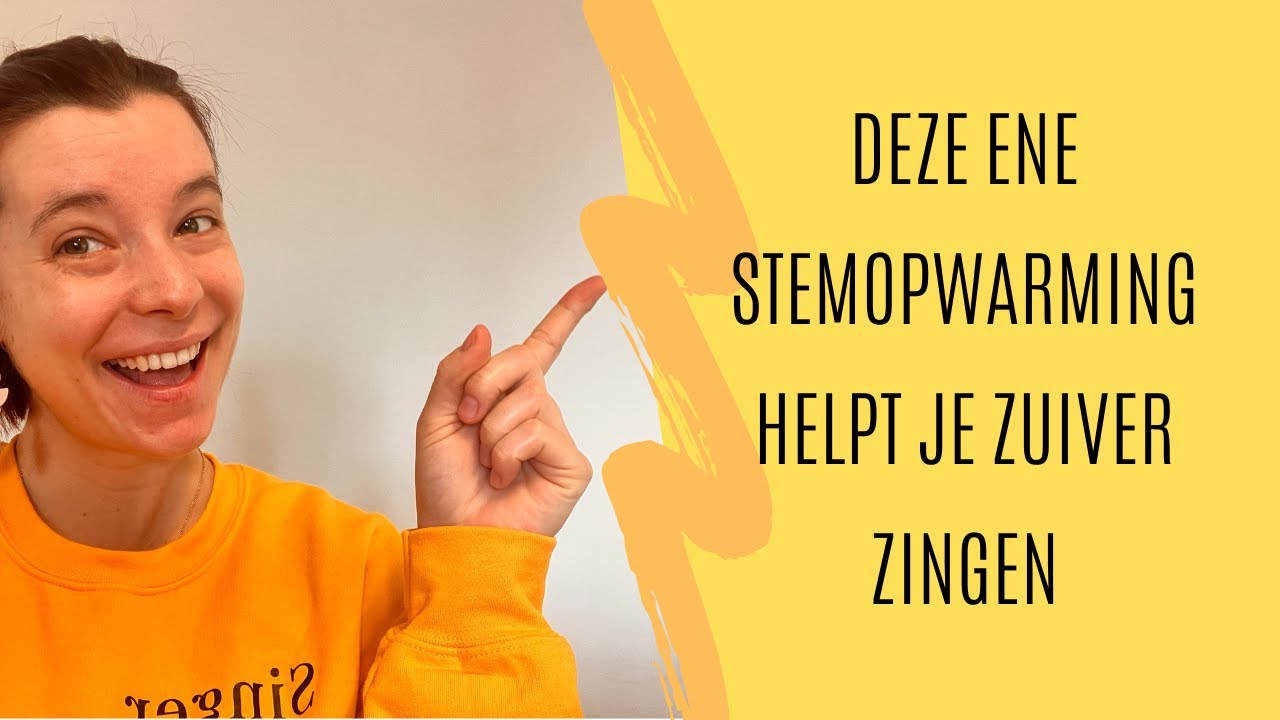 Deze Ene Stemopwarming Helpt Je Zuiver Zingen