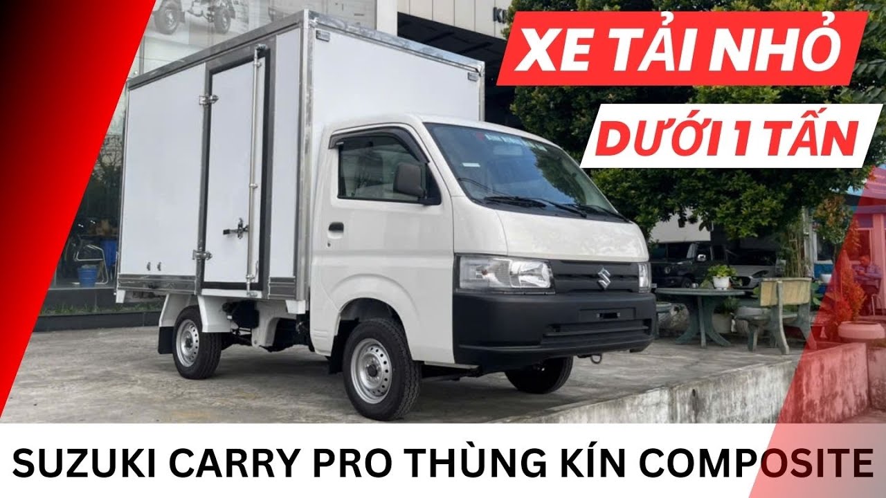 SUZUKI CARRY PRO XE TẢI NHỎ DƯỚI 1 TẤN THÙNG KÍN COMPOSITE