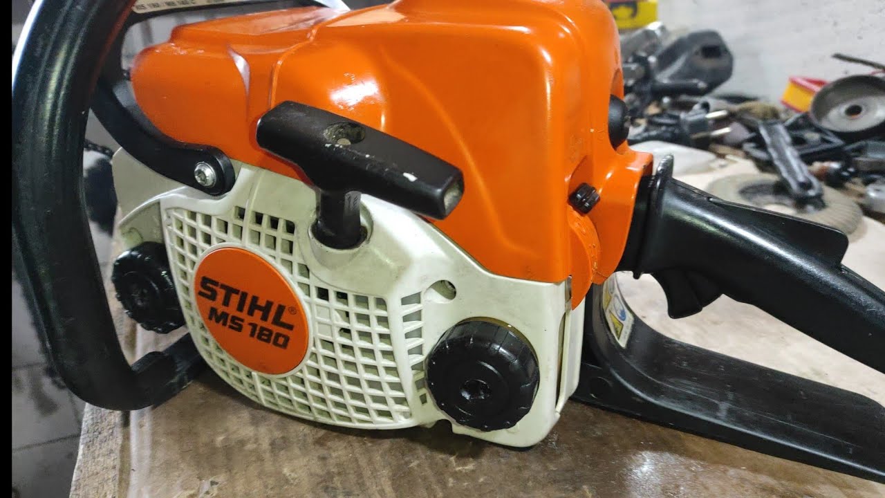Drujbă stihl ms 180 cu piston meteor Italia!