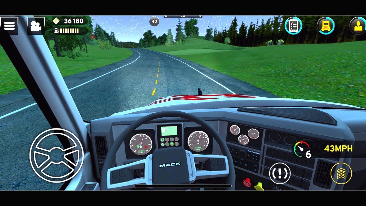 Truck Simulation 19 - Mobile Gameplay #6 | Trip To Columbia